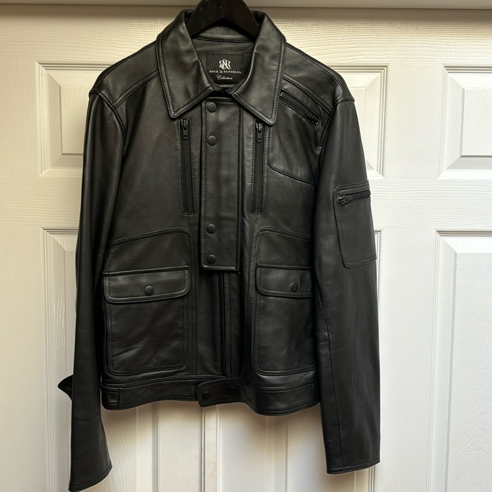 Rock & Republic Leather Jacket